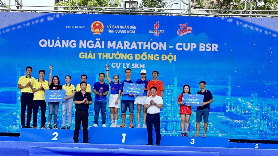 CHÚC MỪNG PV POWER  ĐẠT GIẢI BA GIẢI CHẠY MARATHON QUẢNG NGÃI - CUP BSR 2023