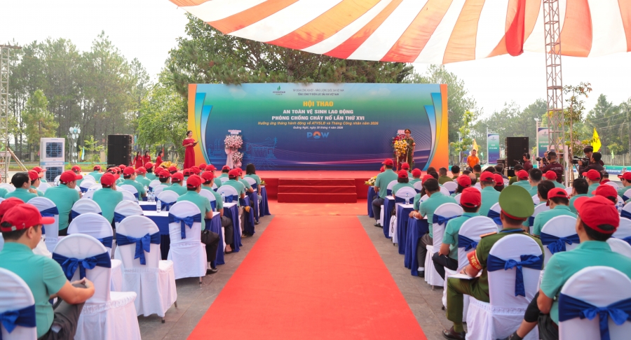 Chùm ảnh 8 đội cùng tranh tài tại Hội thao An toàn vệ sinh lao động, phòng chống cháy nổ năm 2026 của PV Power