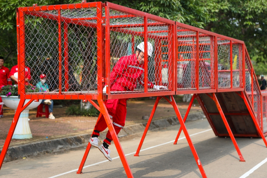 Chùm ảnh 8 đội cùng tranh tài tại Hội thao An toàn vệ sinh lao động, phòng chống cháy nổ năm 2026 của PV Power