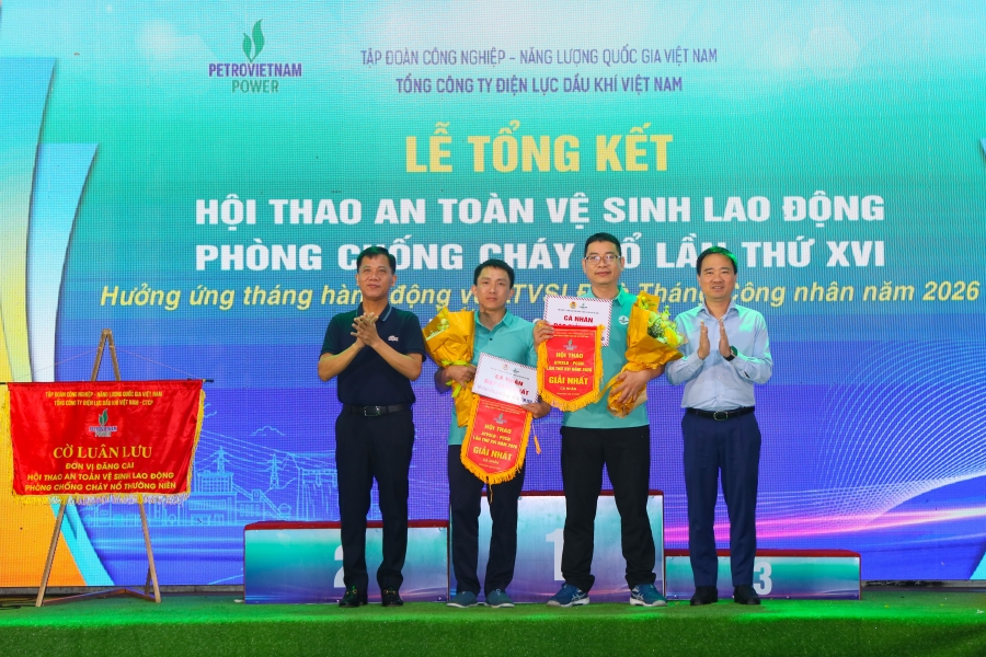Sôi động và kịch tính tại hội thao ATVSLĐ, PCCN lần thứ XVI của PV Power