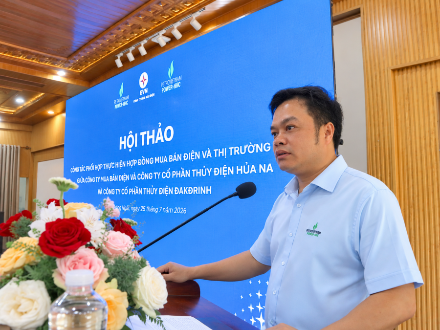 Công tác phối hợp thực hiện Hợp đồng mua bán điện và thị trường điện giữa Công ty Mua bán điện với Công ty cổ phần thủy điện Hủa Na và Công ty cổ phần thủy điện ĐakĐrinh